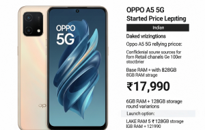 قیمت اوپو A5 5G در هند لو رفت